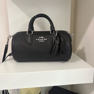Coach Black Leather Crossbody Bag